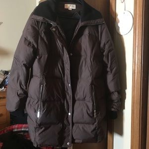 Michael Kors long puffer coat. Size L/G
